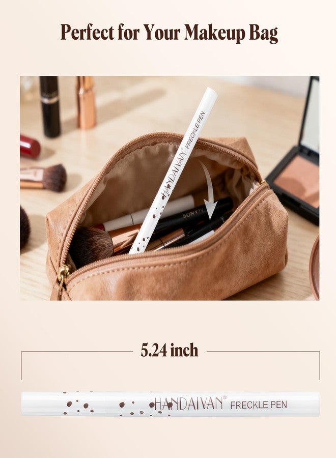 NOKOGMT Freckle Pen 4 PCS Set – 4 Colors (Light Brown, Natural Coffee, Chestnut, Dark Brown) for Natural Looking Fake Freckles – Waterproof, Long Lasting Faux Freckles Makeup Tool - Image 5